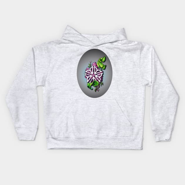 Rochester Flower (Lilac - Rochester NY) Kids Hoodie by justteejay